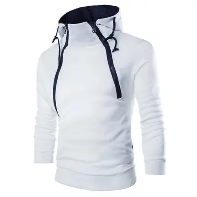 Image de Sweat à Capuche Homme - Col Haut & Fermeture Éclair