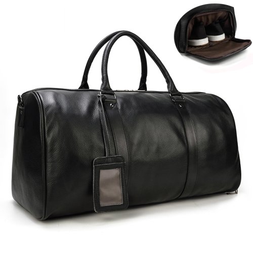 Immagine di Borsa da Viaggio in Pelle Naturale per Uomo