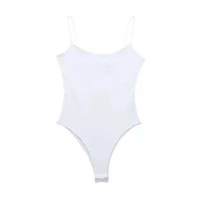 Image de Body Moulant Femme Sans Manches - Dos Nu Élégant