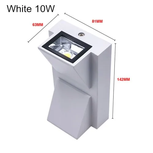 10W biały korpus