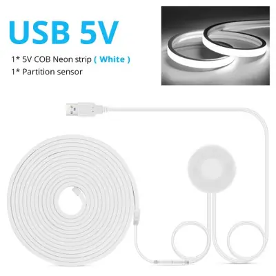 Image de Ruban LED USB 5V avec Interrupteur Tactile - Éclairage de Nuit pour Cuisine
