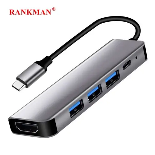 Image de Hub USB-C 4K HDMI - Station de Charge & Multifonctionnelle