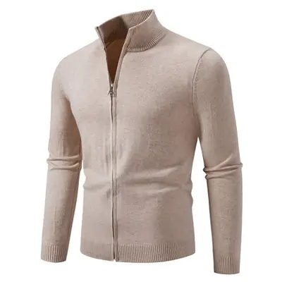 Image de Cardigan Homme Col Montant Style Coréen