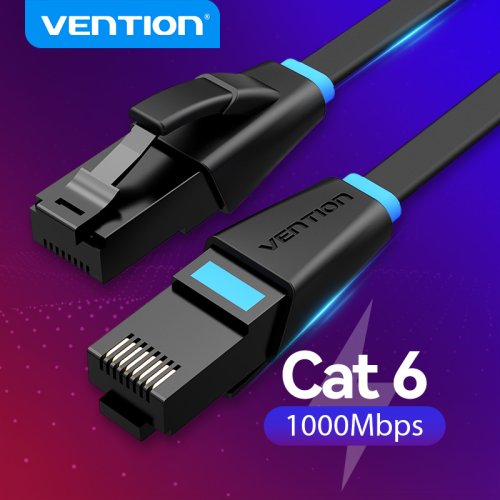 Image of High-Speed Cat 6 Ethernet Cable - UTP RJ45 Network Patch Cable for PS, PC, Router, Modem & Internet Connectivity (10m & 15m Options)