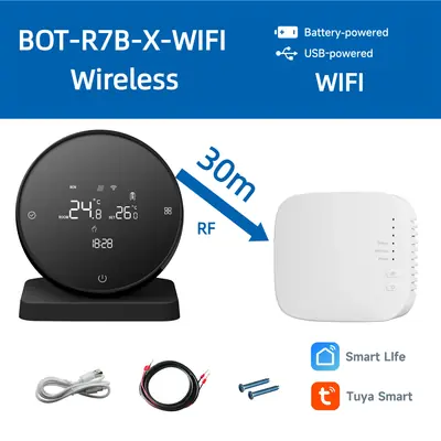 Image de Thermostat Intelligent WiFi pour Chaudière à Gaz