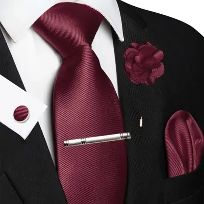 Image de Cravate Bleue Élégante pour Mariage & Affaires