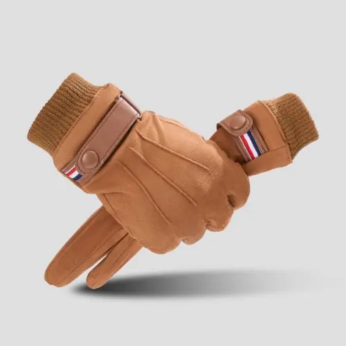 Image de Gants de Cyclisme Homme - Chauds, Écran Tactile & Anti-Vent