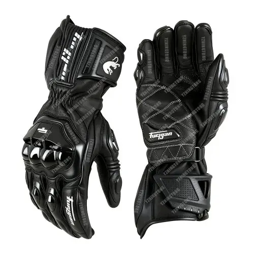 Long gants noir