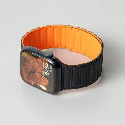 Image de Bracelet Silicone Magnétique pour Apple Watch