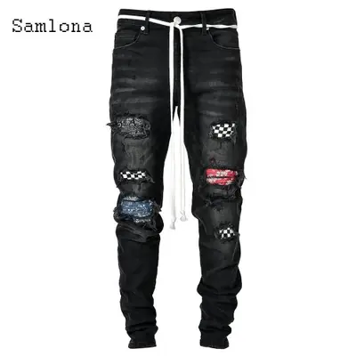 Image de Jeans Homme Grande Taille - Style Élégant & Décontracté