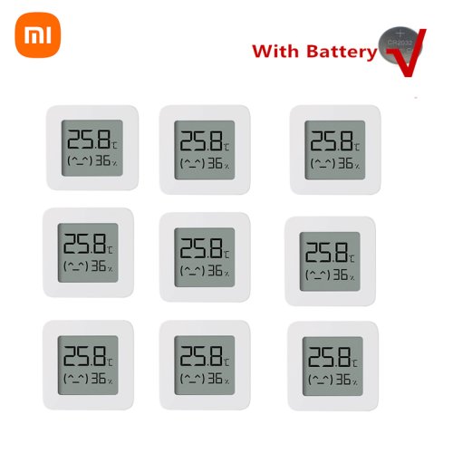 Imagen de Termómetro y Higrómetro Inteligente Xiaomi MiJia Bluetooth Inalámbrico con Aplicación Mi Home para Monitoreo de Temperatura y Humedad en Tiempo Real
