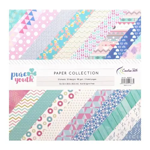 Image de Papiers Scrapbooking Créatifs 12 Pouces - 20 Feuilles