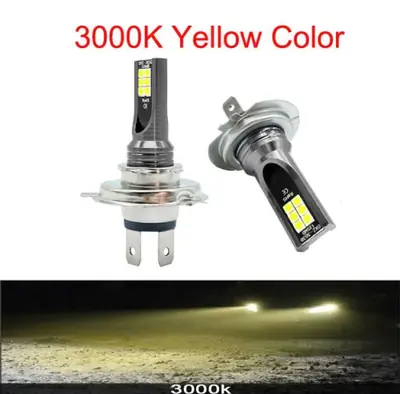 Image de Ampoules LED Ultra Lumineuses H4 H7 H11 80W - Phares Auto & Moto