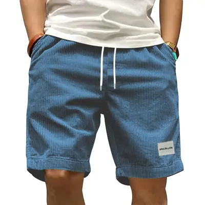 Image de Short Cargo Vintage Homme - Velours Côtelé Respirant