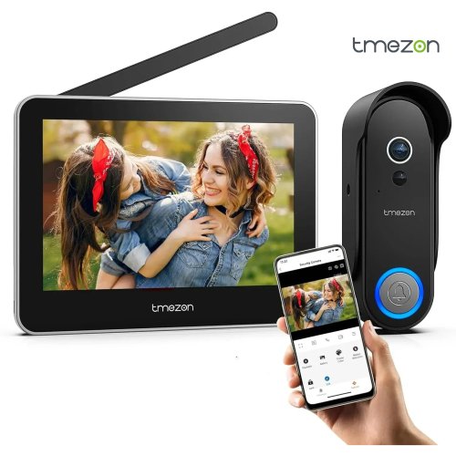 Image de Visiophone WiFi 7 Pouces - Interphone Vidéo Sans Fil