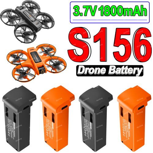 Imagen de Batería Original para Dron S156, batería de 3,7 V, 1800MAh para S156 RC Quadcopter, batería de repuesto, piezas de accesorios S156