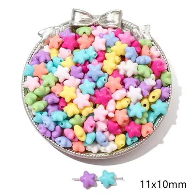 Image de Perles Acryliques Colorées - 20 200 Pièces pour Bracelets & Colliers
