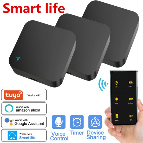 Imagen de Control Remoto Universal Infrarrojo para Aire Acondicionado con WiFi y Conexión a Smart Home, Compatible con Tuya, Alexa y Google Home