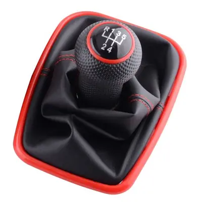 Image de Pommeau de Levier de Vitesse en Cuir PU - VW Golf 4, Jetta, Bora
