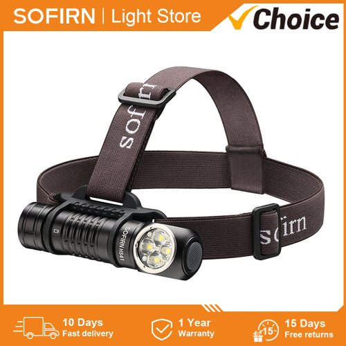 Afbeelding van SOFIRN HS41 4000lm 21700 USB C oplaadbare koplamp 6500k SST-20 LED krachtige zaklampindicator met magneetstaart