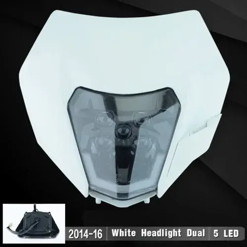 A wit koplamp