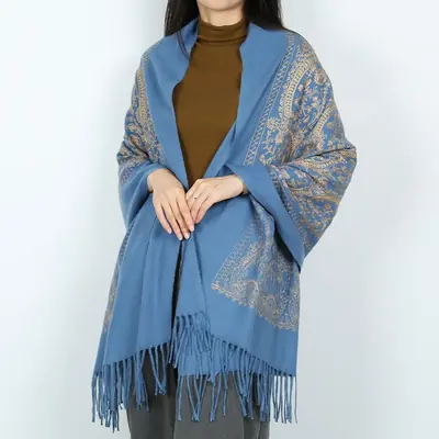 Image de Écharpe Cachemire Pashmina - Hijab Luxe & Élégant
