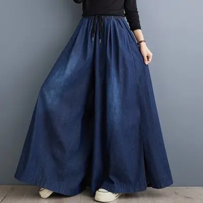 Image de Jean Plissé Large Taille Haute - Tendance Printemps-Été