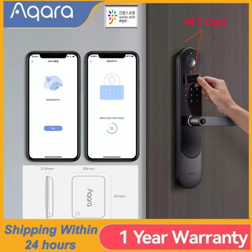 Afbeelding van Aqara Smart Deurslot NFC Kaart voor Originele Aqara Smart Deurslot N100 N200 P100 D200 Serie EAL5 + Niveau veiligheid Programma Controle