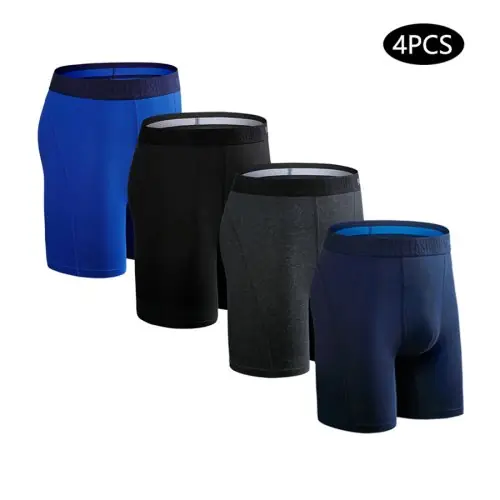 Image de Boxers Longs Coton Homme - Confort & Style