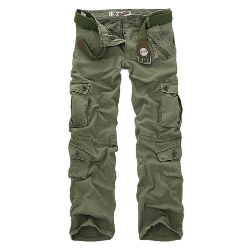 Image of 2025 Men's Camouflage Cargo Pants – Durable, Stylish, and Comfortable Tactical Trousers in 7 Colors for Outdoor Adventures