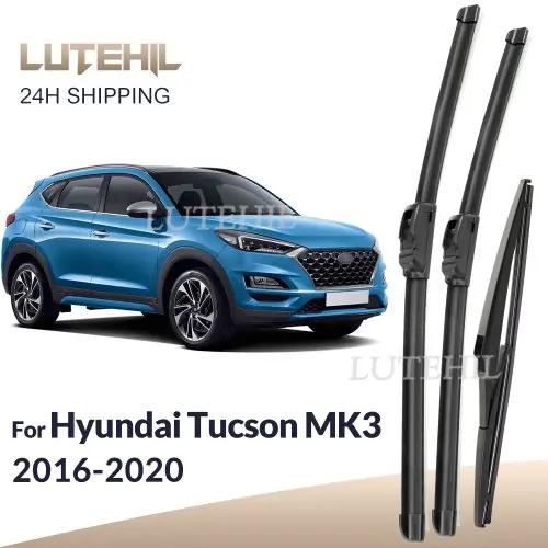 Image de Balais d'essuie-glace Avant & Arrière pour Hyundai Tucson TL 2016-2020