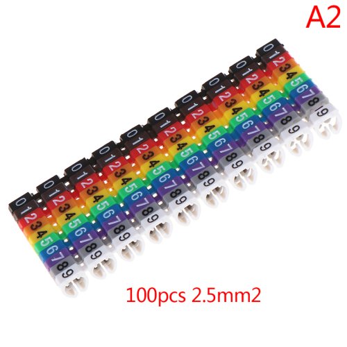 Image de Étiquettes Numérotées pour Câbles Ethernet - Lot de 100/150 Pièces