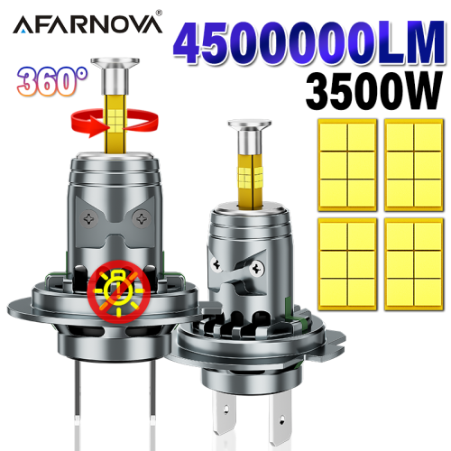 Zdjęcie LED H7 3D 2200W – Jaskrawe Światła Samochodowe z Canbus