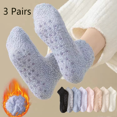 Afbeelding van Warm & Antislip Vloersokken voor Dames - Herfst & Winter