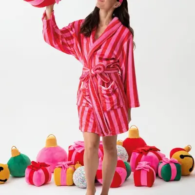 Image de Robe de Nuit Chaude en Flanelle pour Femmes