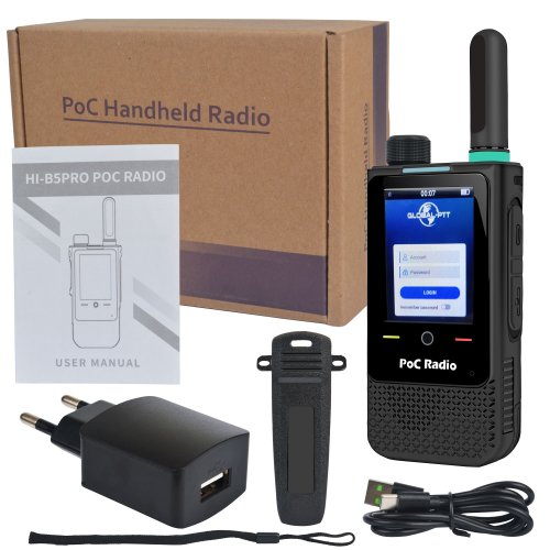 Afbeelding van Hiroyasu Hi B5Pro: 4G LTE Walkie-Talkie met GPS & PTT