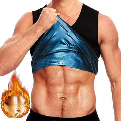 Imagen de Chaleco Deportivo de Compresión para Sauna con Efecto Quemagrasas y Moldeador de Cintura para Hombre