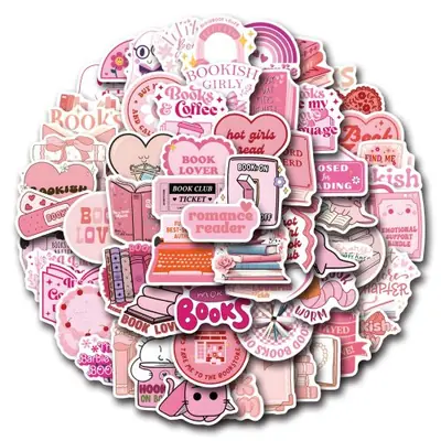 Image de Kit Autocollants Créatifs pour Enfants - 60 Pièces Rose