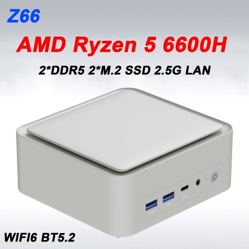 Image de Mini PC Gamer Ryzen 5 6600H - Windows 11 & DDR5