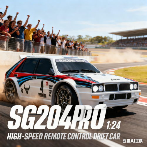 Imagen de Coche de Control Remoto SG204PRO1 2.4G de Alta Velocidad con Tracción 4WD para Derivas - Juguete de Carreras GTR Ideal para Niños y Adultos