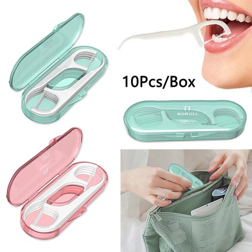 Imagen de Kit Portátil de Cuidado Dental con Palillos y Hilo