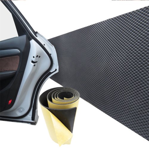 Afbeelding van Rubber Autodeurbeschermer 200x20 cm - Garage Muurbeschermer met Anti-Kras Bescherming voor Auto's en Parkeerplaatsen