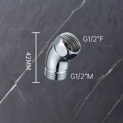 Image de Adaptateur Coudé Douche 90°/135° - G1/2