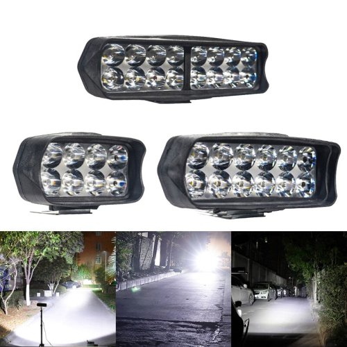 Immagine di Faro moto 8/12/16 luci di guida a LED faro ausiliario impermeabile Scooter faretto esterno accessori fendinebbia