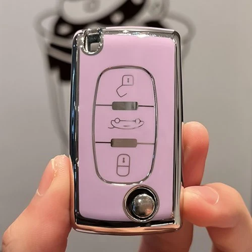 3 Buttons Purple