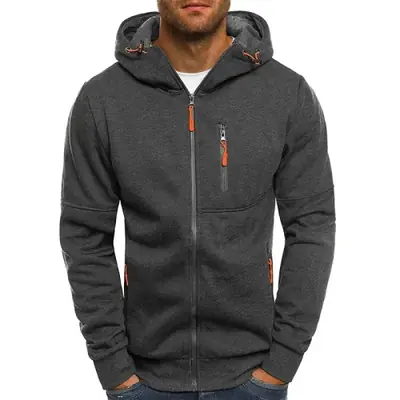 Image de Sweat à Capuche Homme - Zippé & Confortable