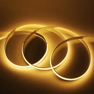 Image de Bande LED COB Flexible - Éclairage Lumineux Haute Densité