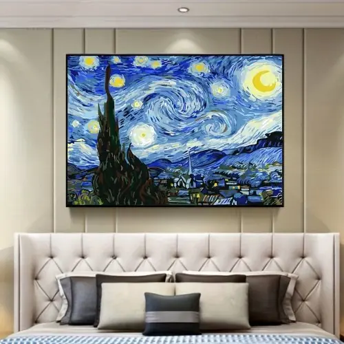 Image de Peinture Diamant Ciel Étoilé Van Gogh - Kit Artisanal
