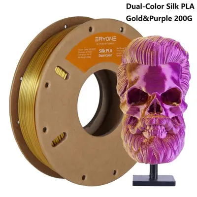 Image de Filament PLA Tri-Couleur 1.75mm - 200g pour Imprimante 3D