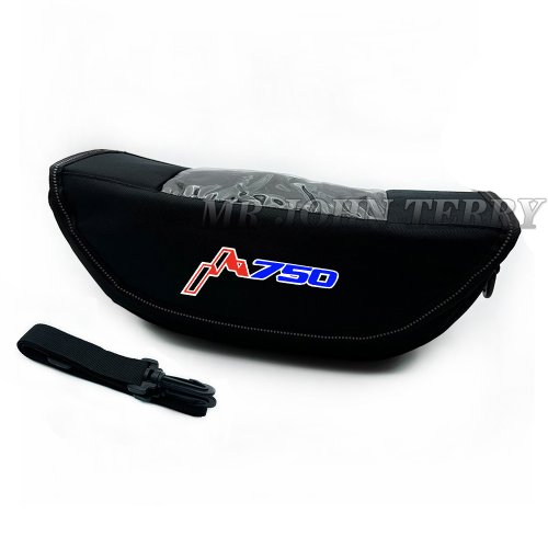 Immagine di Borsa Impermeabile da Manubrio per Moto XL750 Transalp 2023, Borsa da Viaggio e Attrezzi per Honda XL750, XL650, XL 750 e 650